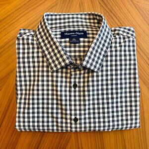Mizzen+Main - Leeward Dress Shirt - Navy Plaid
